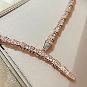 BVLGARI | Full Diamond Serpent Necklace  - 3