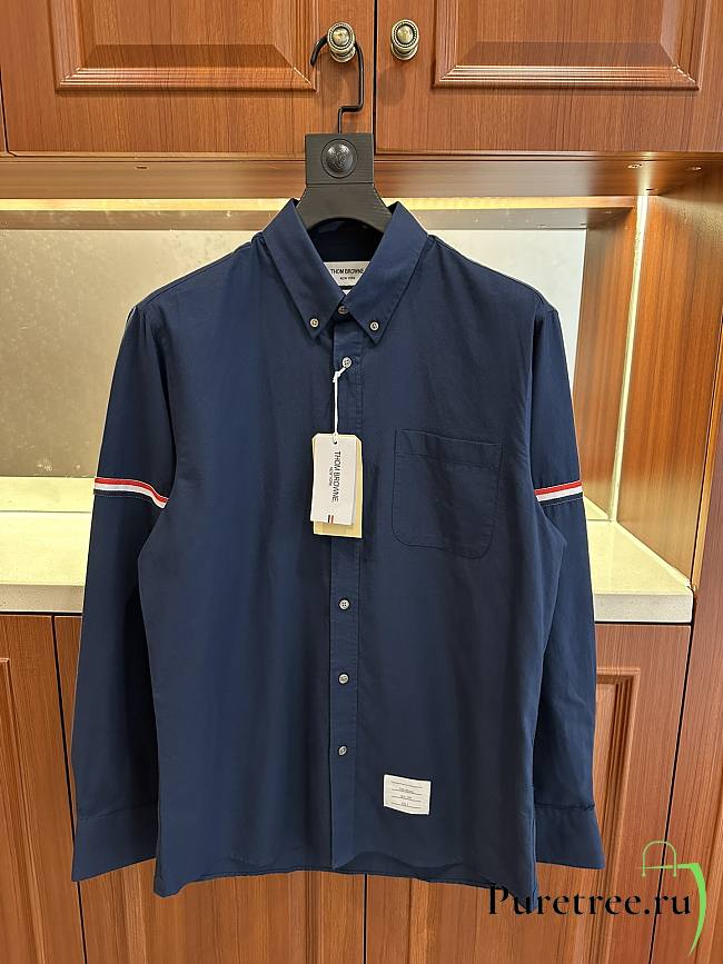 THOM BROWNE | Long-sleeved shirts in dark blue - 1
