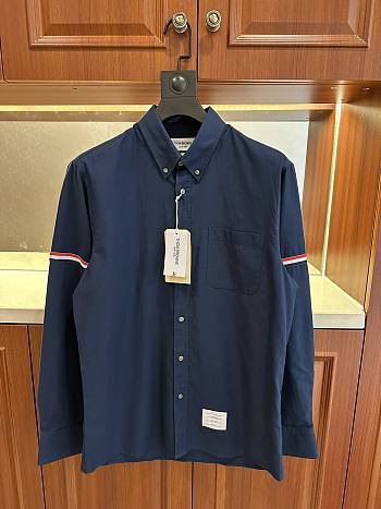 THOM BROWNE | Long-sleeved shirts in dark blue