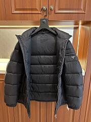 PRADA | stand-collar down jacket black - 2