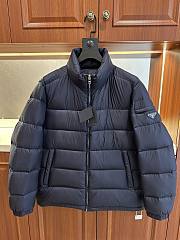 PRADA | stand-collar down jacket navy blue - 1