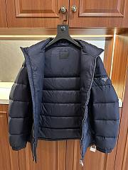 PRADA | stand-collar down jacket navy blue - 3