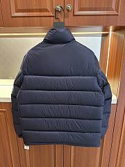 PRADA | stand-collar down jacket navy blue - 2