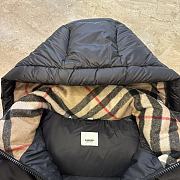 BURBERRY | Stand-collar hooded down jacket black - 4