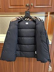 BURBERRY | Stand-collar hooded down jacket black - 2