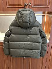 BURBERRY | Stand-collar hooded down jacket green - 4