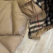 BURBERRY | Stand-collar hooded down jacket beige - 6