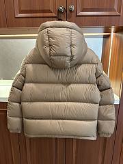 BURBERRY | Stand-collar hooded down jacket beige - 4