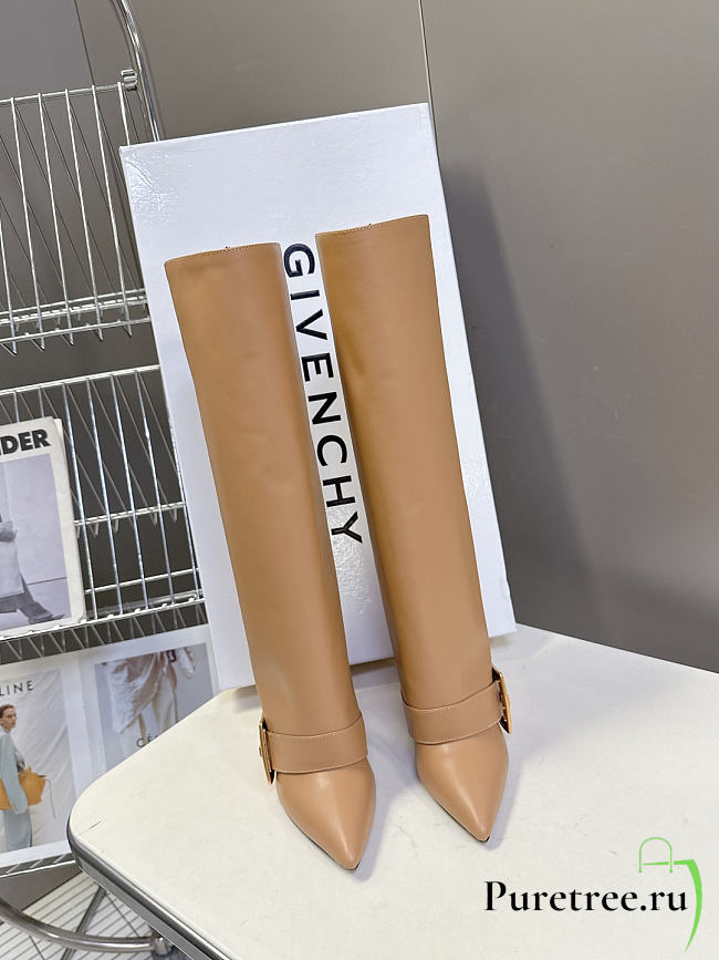 BALMAIN | Pants-Style Boots In Beige - 1