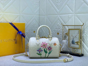 LOUIS VUITTON | Speedy Bandoulière 20 Monogram Quartz Flower Marquetry 