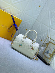 LOUIS VUITTON | Speedy Bandoulière 20 Monogram Quartz Flower Marquetry  - 5