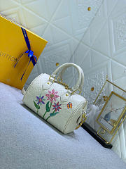 LOUIS VUITTON | Speedy Bandoulière 20 Monogram Quartz Flower Marquetry  - 2