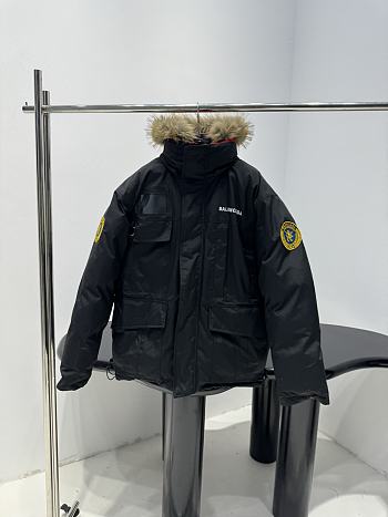 Balenciaga Reversible Coat In Black