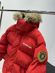 Balenciaga Reversible Coat In Red - 5