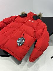 Balenciaga Reversible Coat In Red - 4