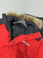 Balenciaga Reversible Coat In Red - 3