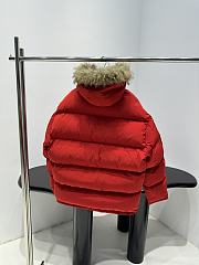 Balenciaga Reversible Coat In Red - 2