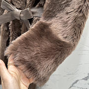 Brunello Cucin Purebred Merino Fur Sheath Coat - 5