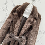 Brunello Cucin Purebred Merino Fur Sheath Coat - 4