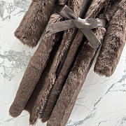 Brunello Cucin Purebred Merino Fur Sheath Coat - 2