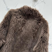 YSL | Tuscan Shearling Coat In Brown  - 3