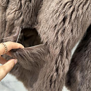 YSL | Tuscan Shearling Coat In Brown  - 2