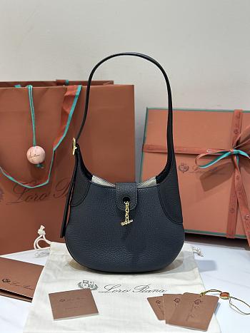 LORO PIANA | Small Bobbin Bag Calfskin Black