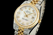ROLEX | Gold Datejust Diamond Watch 31mm - 5