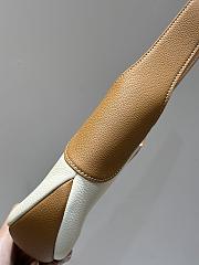 LORO PIANA | Small Bobbin Bag Calfskin White with Bran Color - 4