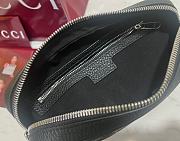GUCCI | GG jumbo small pouch in black leather  - 6
