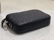 GUCCI | GG jumbo small pouch in black leather  - 5