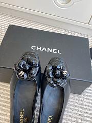 CHANEL | Camellia Flat Shoes In Black - 6
