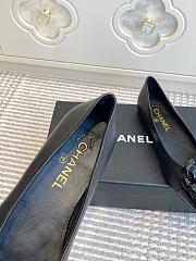 CHANEL | Camellia Flat Shoes In Black - 4