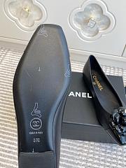 CHANEL | Camellia Flat Shoes In Black - 3