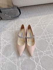 Jimmy Choo Jimmy Bing crystal-strap Ballerina 02 - 1