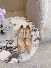 Jimmy Choo Jimmy Bing crystal-strap Ballerina 03 - 1