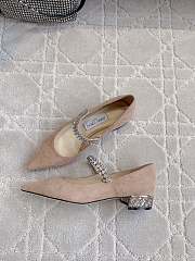 Jimmy Choo Jimmy Bing crystal-strap Ballerina 03 - 4