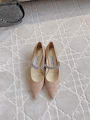 Jimmy Choo Jimmy Bing crystal-strap Ballerina 03 - 3