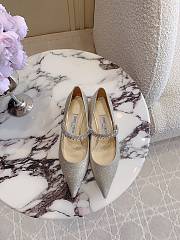 Jimmy Choo Jimmy Bing crystal-strap Ballerina 04 - 1