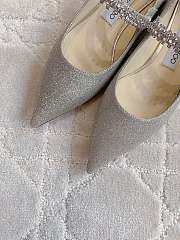 Jimmy Choo Jimmy Bing crystal-strap Ballerina 04 - 6