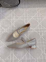 Jimmy Choo Jimmy Bing crystal-strap Ballerina 04 - 3