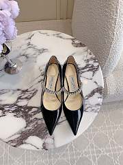 Jimmy Choo Jimmy Bing crystal-strap Ballerina 05 - 1