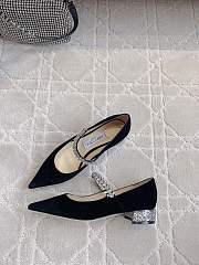 Jimmy Choo Jimmy Bing crystal-strap Ballerina 06 - 4