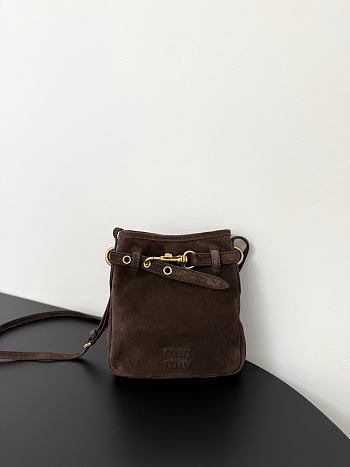 MIUMIU | Suede Lucky Bag In Brown