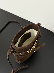MIUMIU | Suede Lucky Bag In Brown - 4