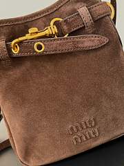 MIUMIU | Suede Lucky Bag In Brown - 2