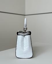 FENDI | Peekaboo Mini Precious skin White  - 3