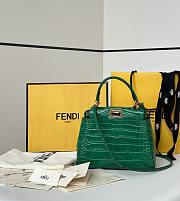 FENDI | Peekaboo Mini Precious skin Green - 1