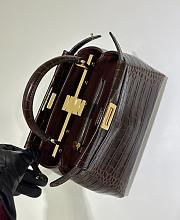 FENDI | Peekaboo Mini Precious skin Brown - 6