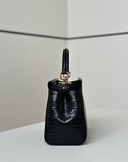 FENDI | Peekaboo Mini Precious skin Black - 5